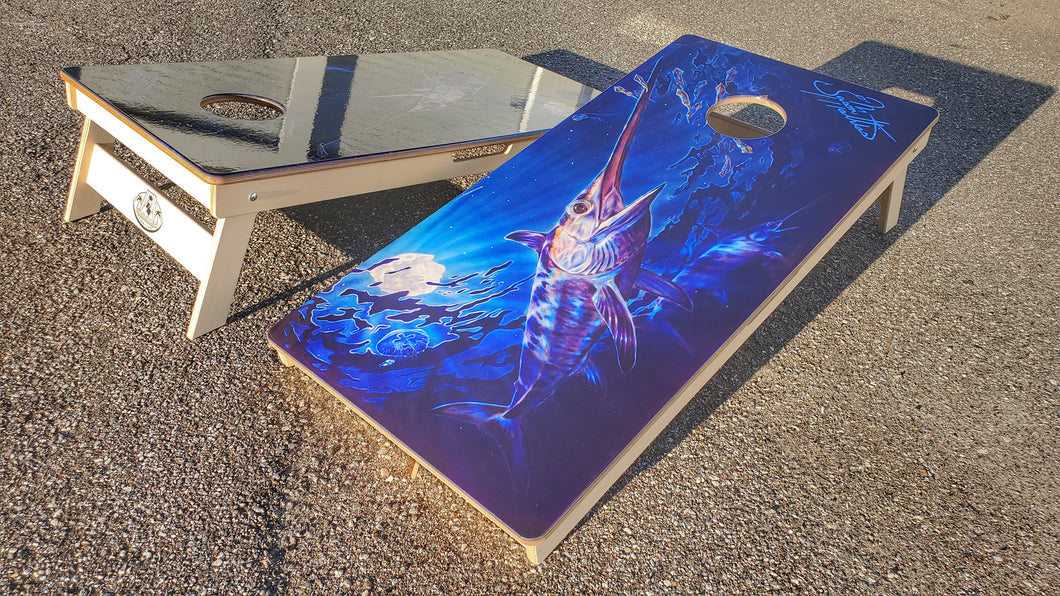 Swordfish Cornhole Boards by Jason Mathias