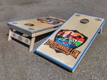 Load image into Gallery viewer, St Pete Cornhole (Da Burg) Themed Direct Print Boards