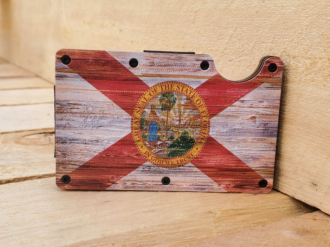Florida State Flag Minimalist Wallet