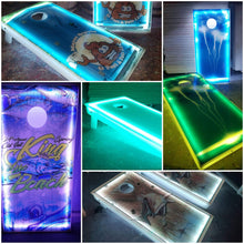 Load image into Gallery viewer, Lighted Cornhole Boards