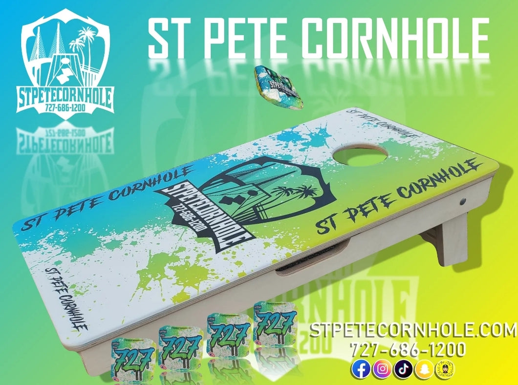 Custom 16″ by 32″ Mini Vacation Cornhole Boards