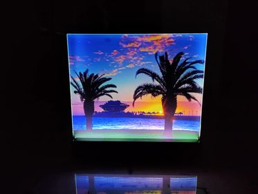 Light up acrylic display