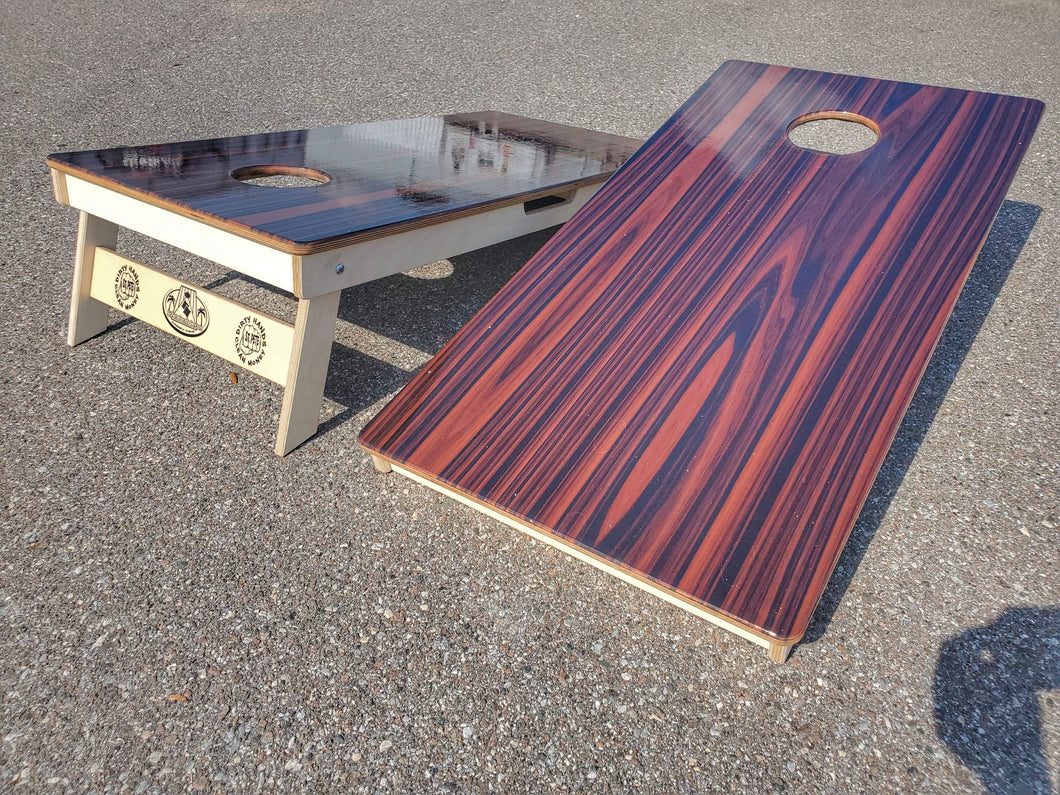 Mahogany Direct Print Cornhole Boards