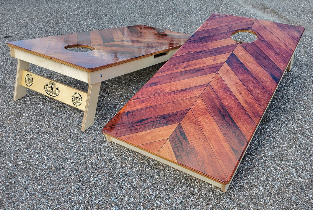 Chevron Mahogany Direct Print Boards