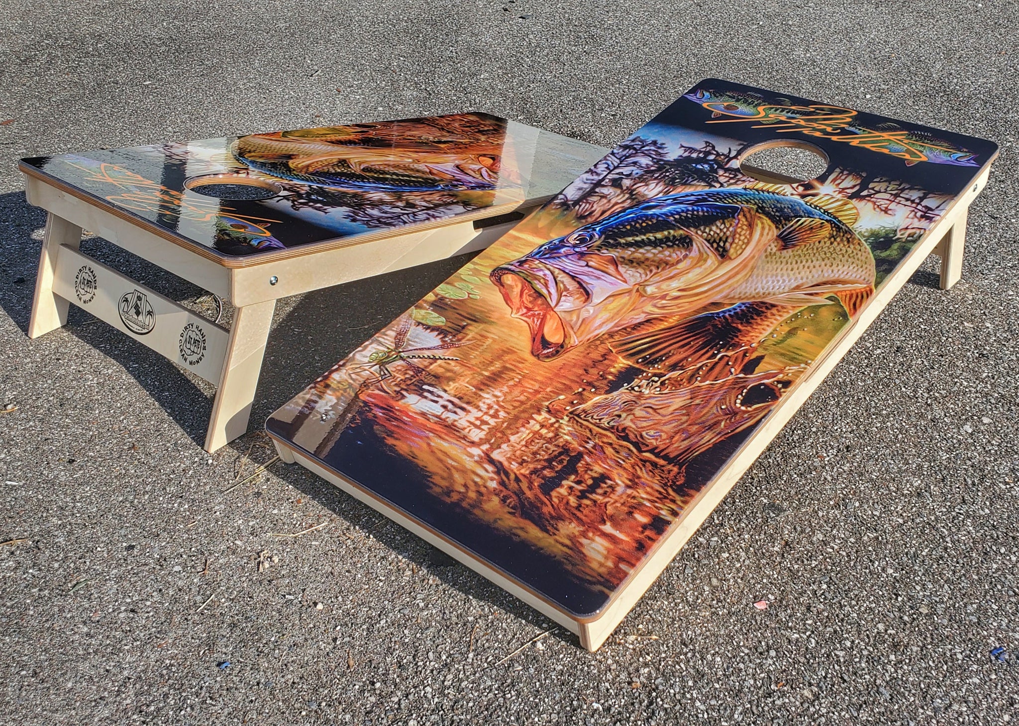 Cornhole Boards - Artist Series - Jason Mathias – St Pete Cornhole
