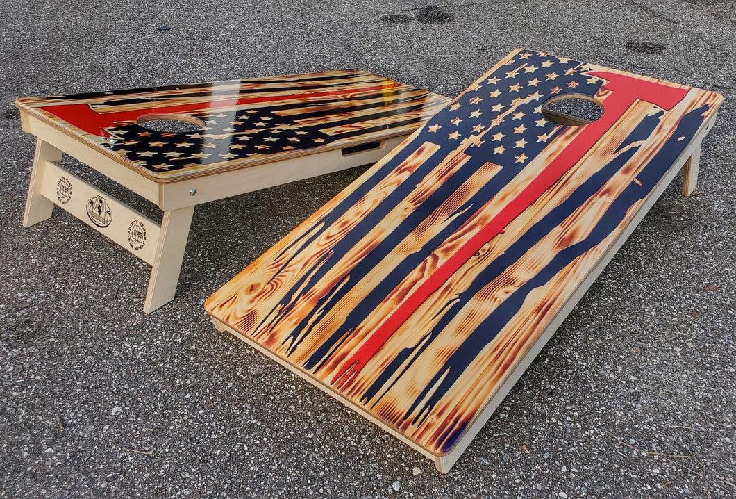 Redline Axe Direct Print Cornhole Boards
