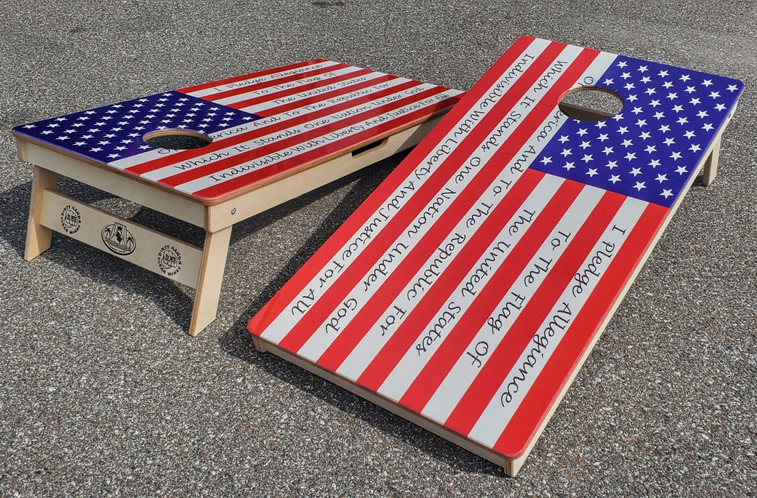 American Flag Pledge of Allegiance Themed Direct Print Boards