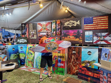 Load image into Gallery viewer, Barnwood Florida Flag Surfboard
