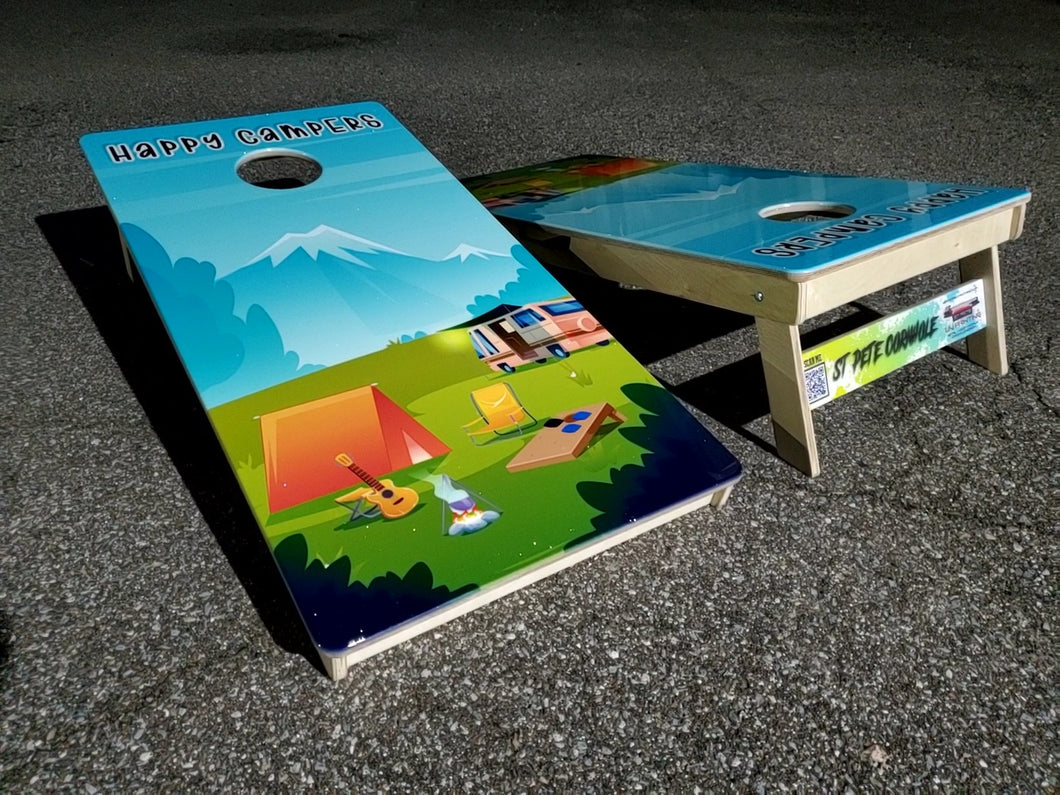 Happy Campers Cornhole Boards