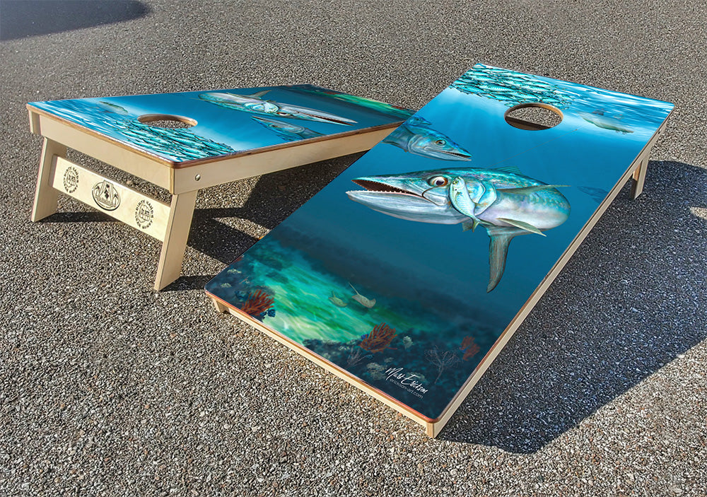 King Fish Cornhole Boards by Mark Erickson